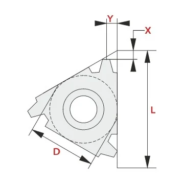 Threading insert - 22IR (30°) Trapezoid Full Profil Universal RT330