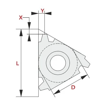 Threading insert - 22ER (30°) Trapezoid Full Profil Universal RT330