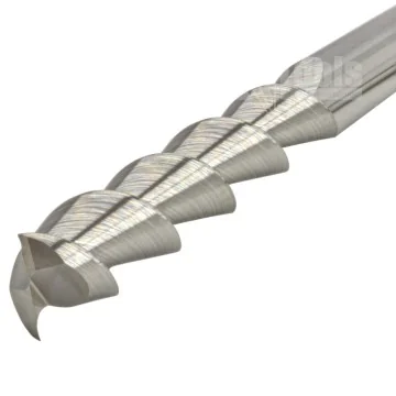 Solid Carbide End Mill for NF-Materials - 2 Flutes - Long Version