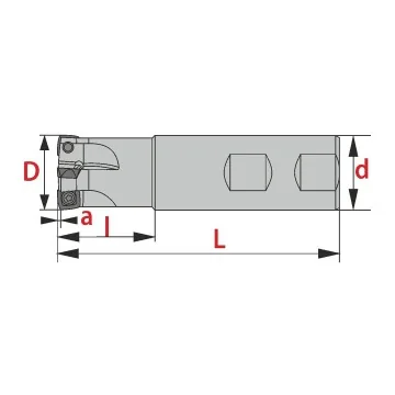 Hochvorschubfräser - HST SDMT 09