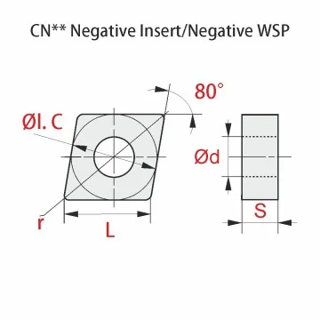 Indexable insert - CNMG...-KC RT150K