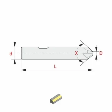 VHM-Fasfräser 60°