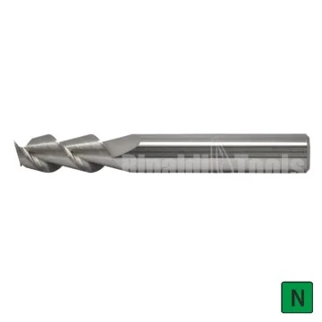 Solid Carbide End Mill for NF-Materials - 2 Flutes