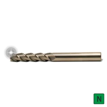 Solid Carbide End Mill for Aluminum - Long Version