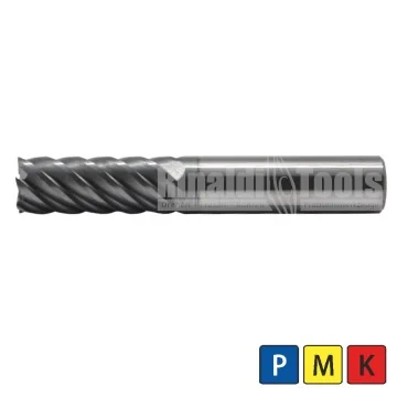 Solid Carbide End Mill - 6 Flutes