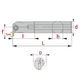 Internal Grooving Holder - BIKTR/L - DGN