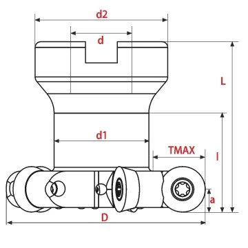 T-Nutenfräser - TSF RD.. 1003..