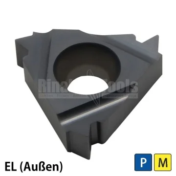 Threading insert - 16EL (60°) metric Full Profile Universal RT315