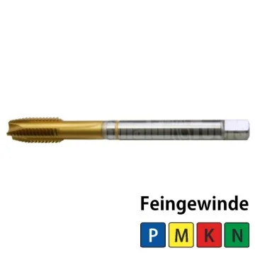 HSS-E-Gewindebohrer Durchgangsloch, metrisch, Feingewinde 60°