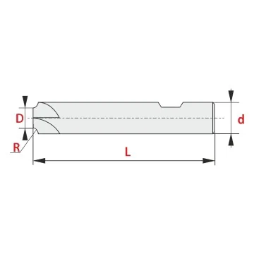 Solid Carbide Corner Rounding Cutter