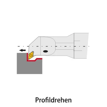 Hartmetall-Innendrehhalter - E-SDUCR/L (93°)