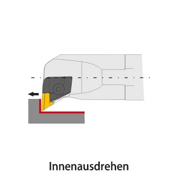 Innendrehhalter - CKUNR (93°)