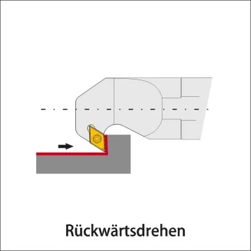 Innendrehhalter - SDXCR/L (93°) zum Rückwärtsdrehen