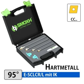 E-SCLCR/L (95°)-Set Solid Carbide Inside turning holders with cooling holes