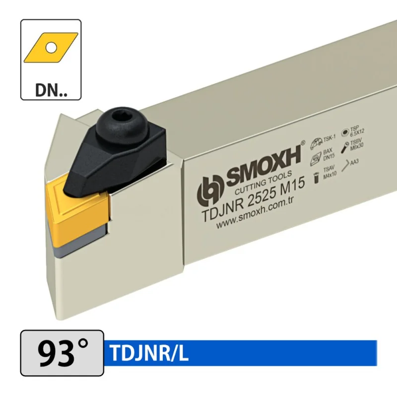 Außendrehhalter - TDJNR/L (93°) mit Pratzenklemmung