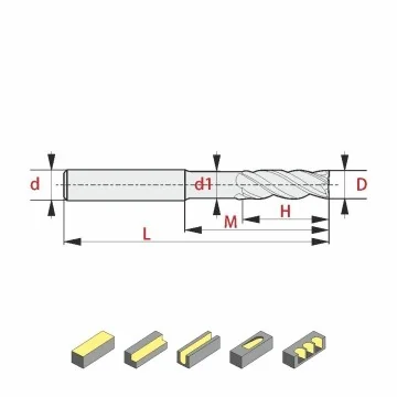 Solid Carbide HPC Mill Set