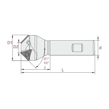 Chamfer Mill - HF25...TC...