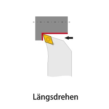 Außendrehhalter - SDHCR/L... (107,5°)