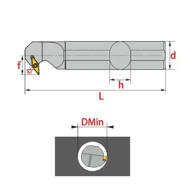 Internal Tool Holder - SVXBR/L (52°)