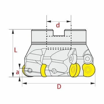 Plan-/Formfräser - TK RD.. 10T3.. / 1204..