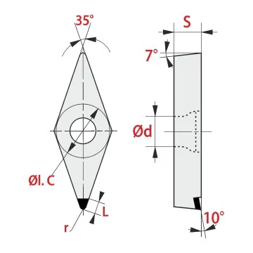 PCD-Insert - VCGT ...-1N RTD10