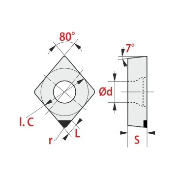 PCD-Insert - CCGW ...-1N RTD10