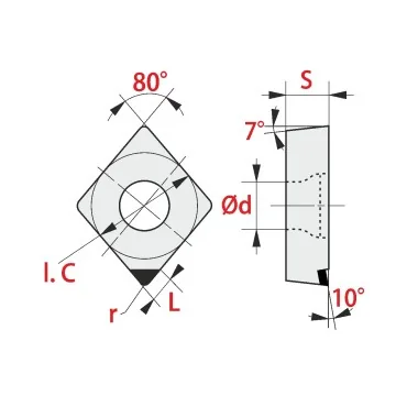 PCD-Insert - CCGT ...-1N RTD10