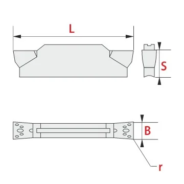 Grooving insert - MGMN ...-M RT300