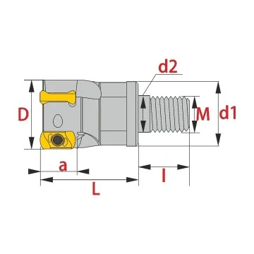 High Feed Modular Mill - MHT LNMX 0904