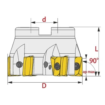 Shoulder Mill - MK90 AN