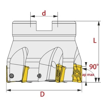 Shoulder Mill - MK90 AP11