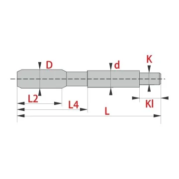 HSS-PM-Gewindebohrer Durchgangsloch, metrisch  60°