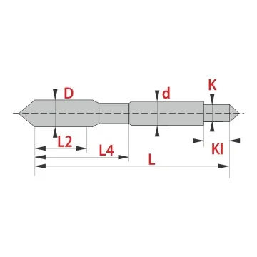 HSS-E-Gewindebohrer Durchgangsloch, metrisch 60°