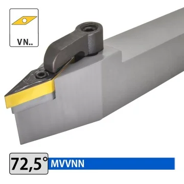 Außendrehhalter - MVVNN (72,5°) mit Pratzenklemmung