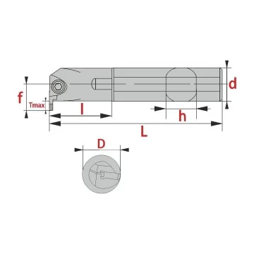 Internal Grooving Holder - BIKTR/L - TGTC TDC