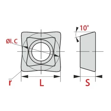 Indexable Insert - SOMT ...-SK RT330