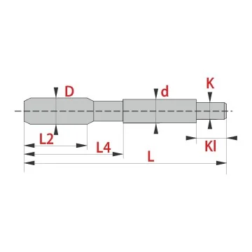 HSS-PM-Tap blind hole, metric 60°, fine thread