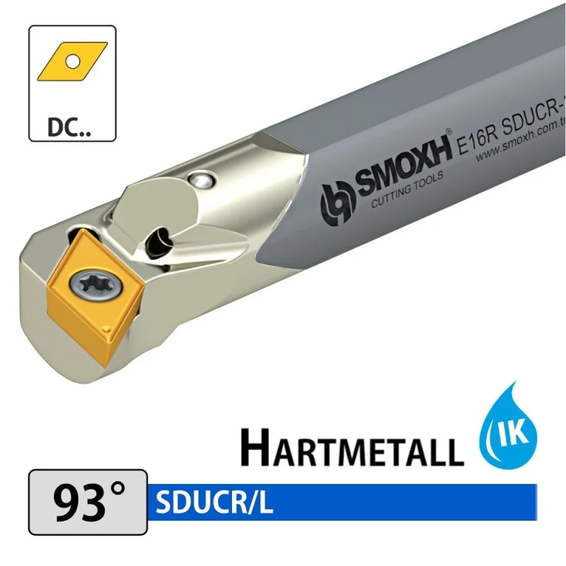 Hartmetall-Innendrehhalter - E-SDUCR/L (93°)