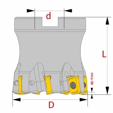 Hochvorschubfräser - HTK LOGU 0303