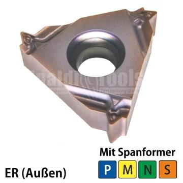 Threading insert - 16ER (60°) UN/UNC Full Profile Universal RT315