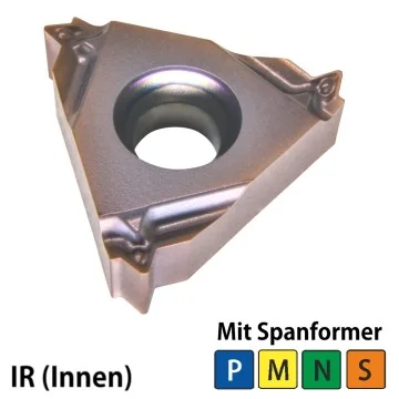 Gewindeschneidplatte - 16IR (55°) Whitworth Regelgewinde Vollprofil Standardsorte RT315