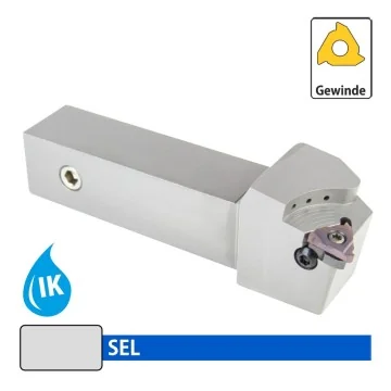 External Threading Tool Holder  - SEL... Left - with cooling holes