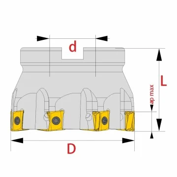 Eckfräser - TK90 LOEX 08