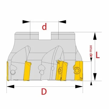 Eckfräser - TK90 BDMT / BDGT 11