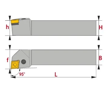 External Tool Holder - PCLNR/L... (95°)