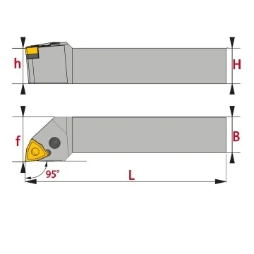 Außendrehhalter - PWLNR/L (95°)