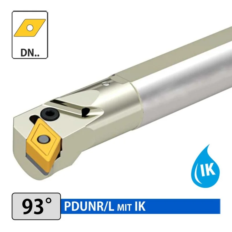 Internal Tool Holder - PDUNR/L (93°) with cooling holes