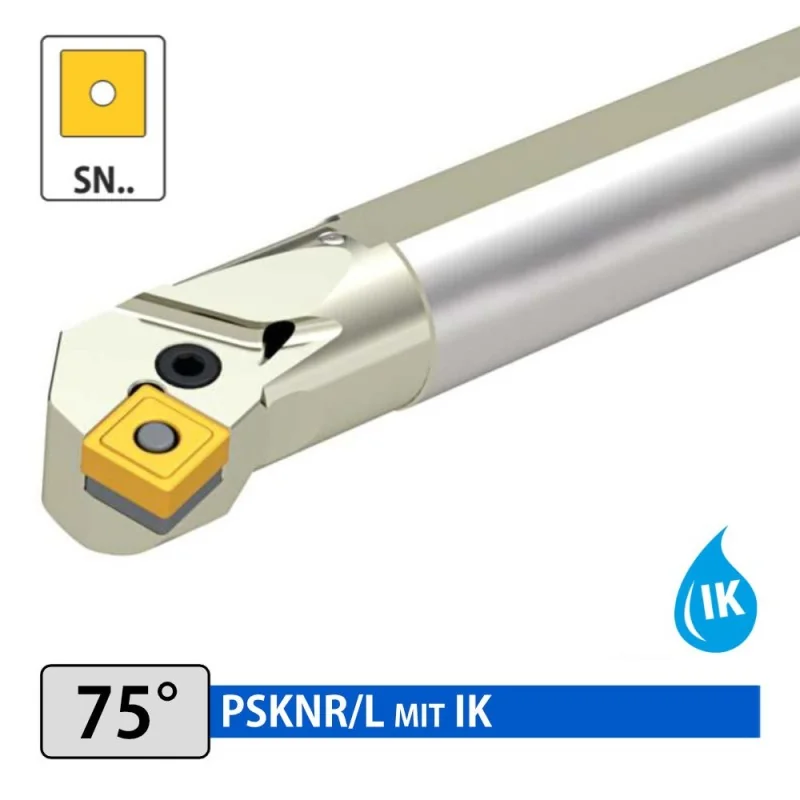 Internal Tool Holder - PSKNR/L (75°) with cooling holes