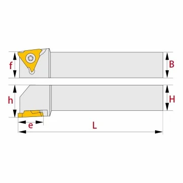 External Grooving Holder - GQCR/L-16