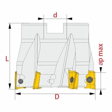 Eckfräser - TK90 ADMT 10